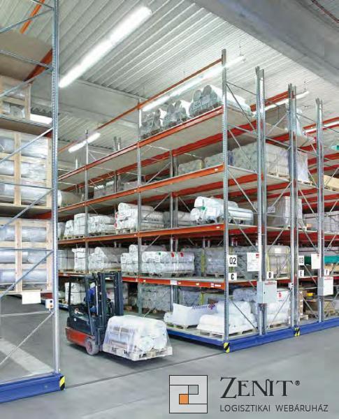 ZENIT KFT. - Kis hely, nagy kapacitás – a megoldás a gördíthető raklapos állvány!